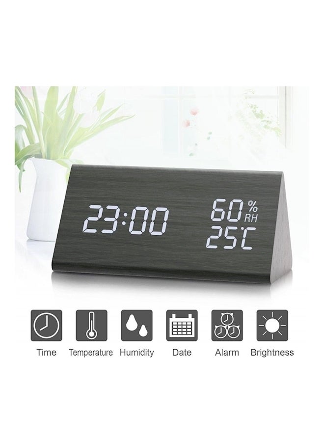 Digital Alarm Clock Black