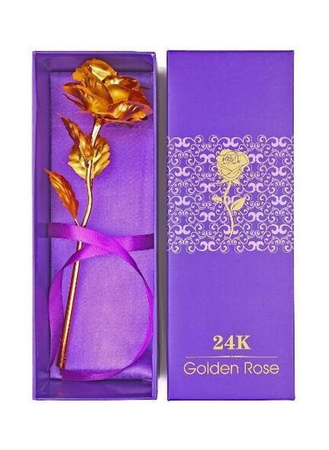24K Gold Plated Foil Rose Gold 25x8cm