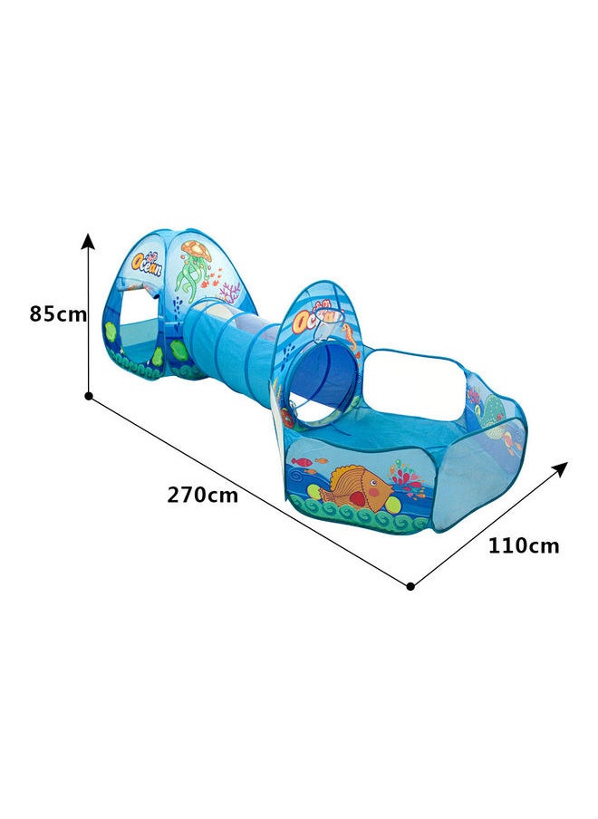 Ball Ocean Pool Pit Tent And Tunnel 210x85x110cm
