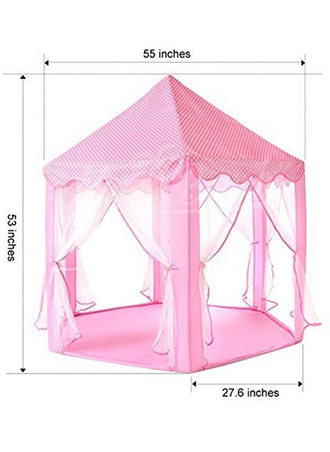 Princess Castle Play Tent House Easy To Install Lightweight Durable And Sturdy 140x140x135cm