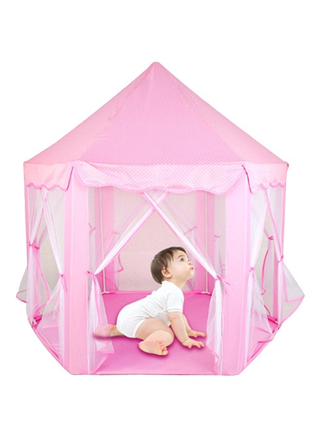 Hexagon Princess Castle Play Tent,Princess Castle Play Tent for Girls Large Kids Play Tents Hexagon Playhouse with Star Lights Toys for Children Indoor Games