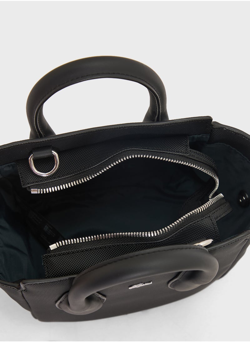 Essentials Top Handel Zip Over Crossbody