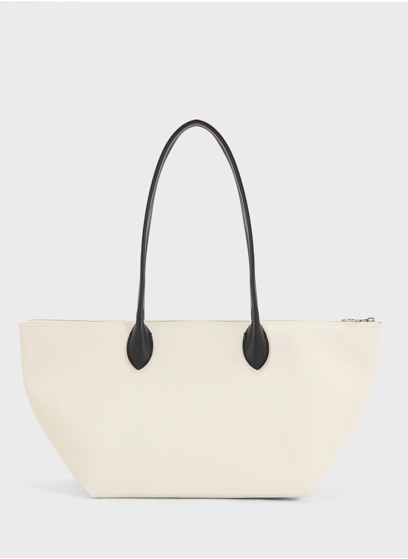 Essentials Top Handle Zip Over Tote