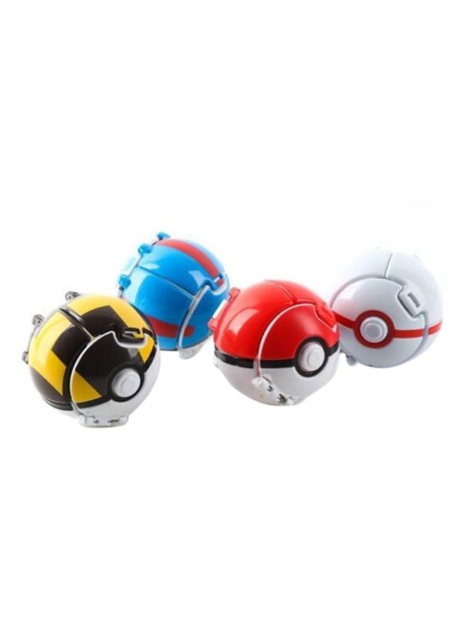 4-Piece Pokemon Genie Ball Set