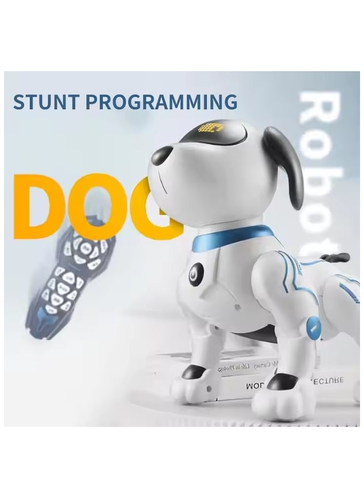 Remote Control Robot Dog Toy, electric dog toy, electronic pet robot dog toy, rechargeable battery, with 3 modes of remote control, suitable for children over three years old