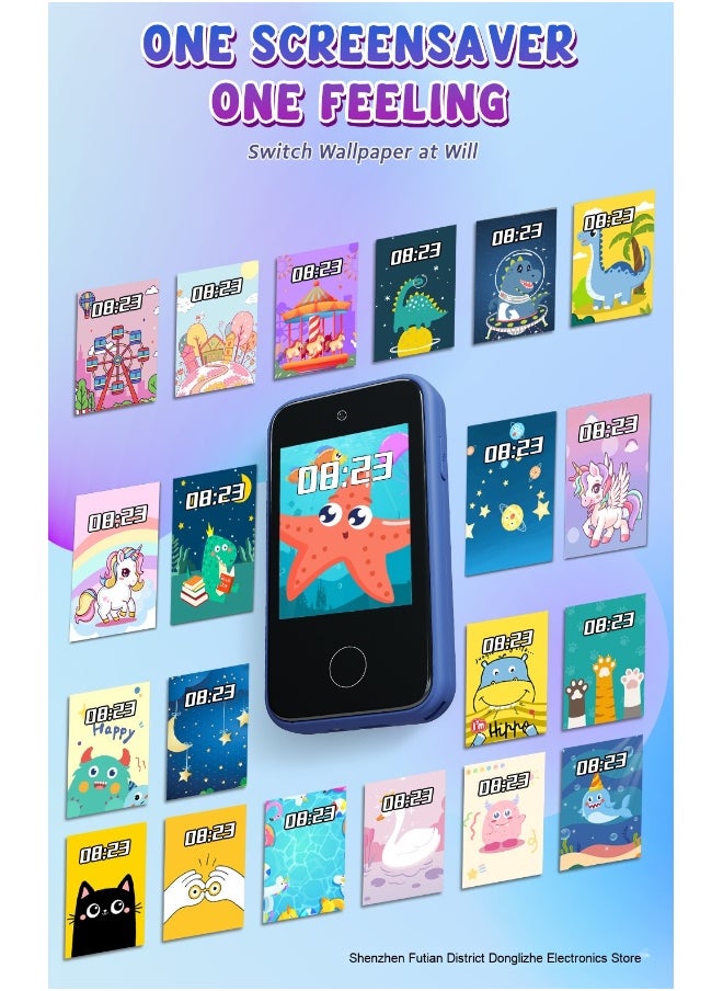 New Kids Camera Phone - 2.8 Inch IPS Smart Toy with 24MP HD Photo Capture