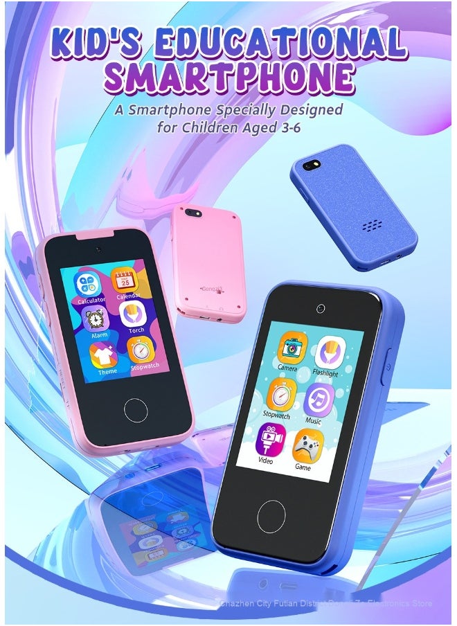 New Kids Smartphone Camera - 2.8-Inch IPS Smart Toy with 24MP HD Photo Capture