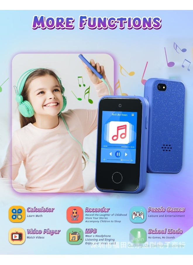 New Kids Smartphone Camera - 2.8-Inch IPS Smart Toy with 24MP HD Photo Capture