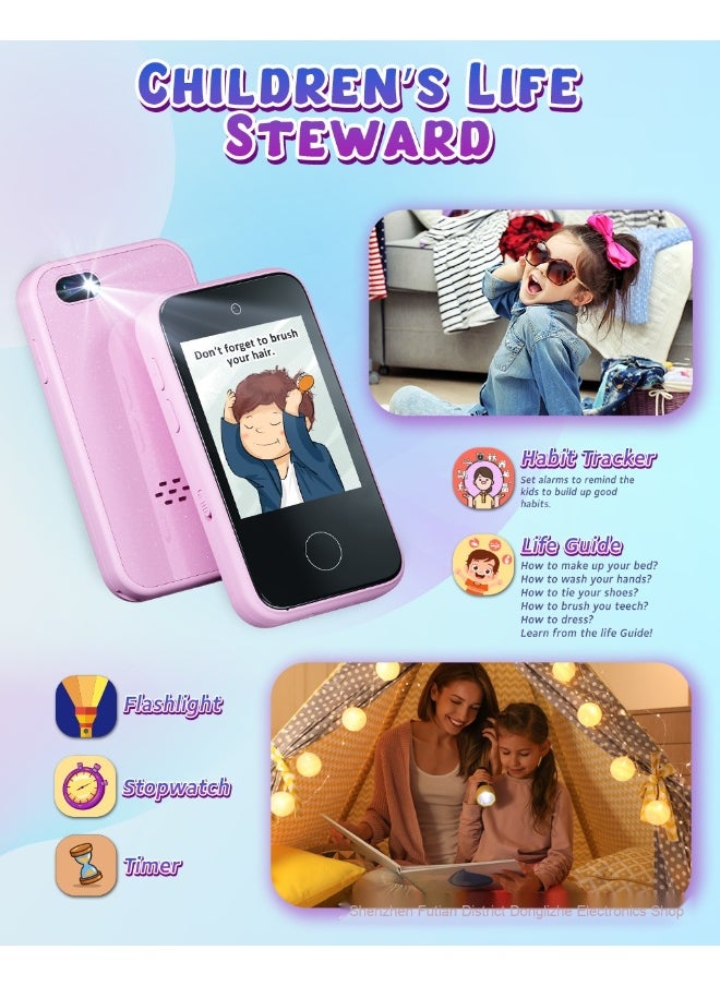 New Kids Smartphone Camera - 2.8-Inch IPS Smart Toy with 24MP HD Photo Capture