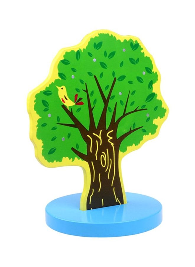 Diy Wooden Apple Tree Toy 10x10x10centimeter