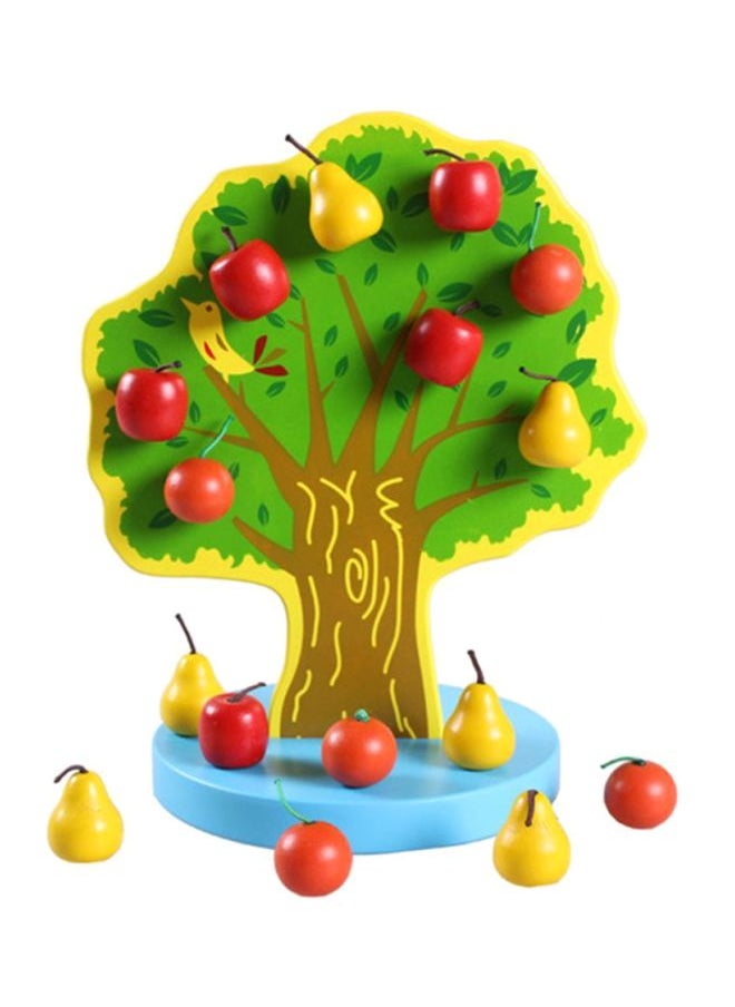 Diy Wooden Apple Tree Toy 10x10x10centimeter