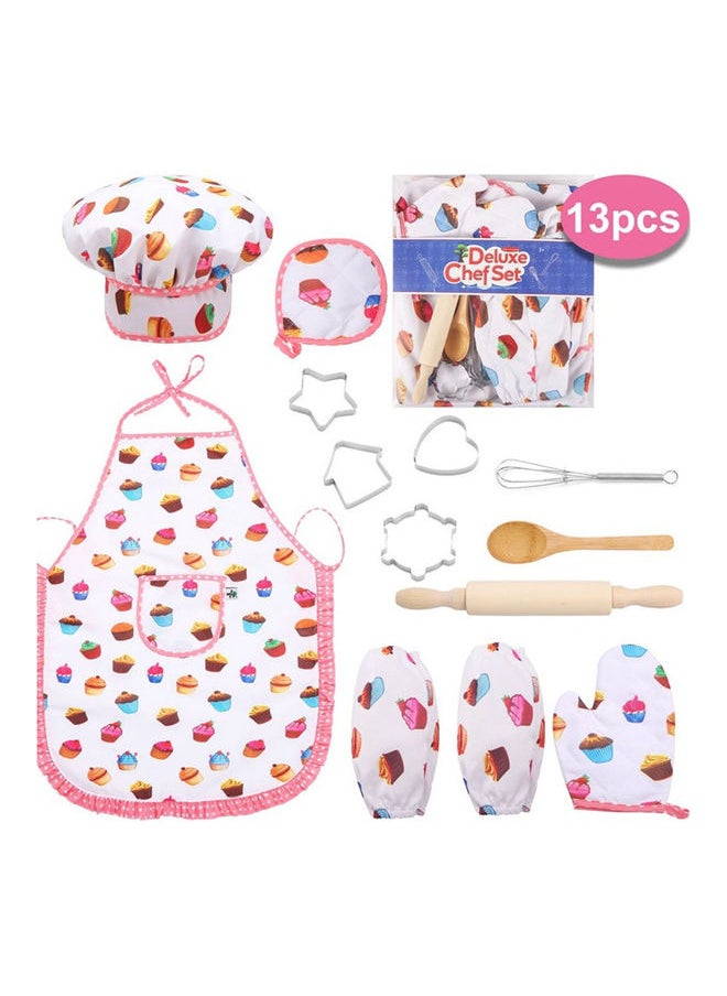 Kids Cooking And Baking Apron With Hat