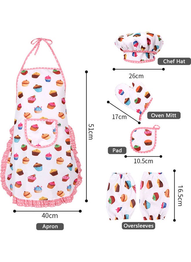 Kids Cooking And Baking Apron With Hat