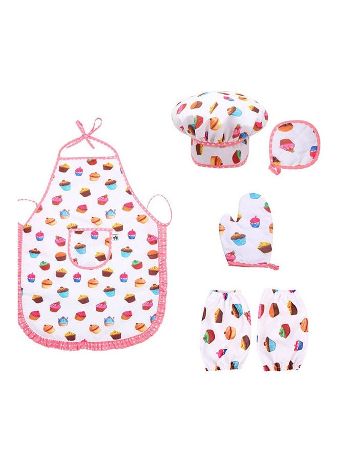 Kids Cooking And Baking Apron With Hat