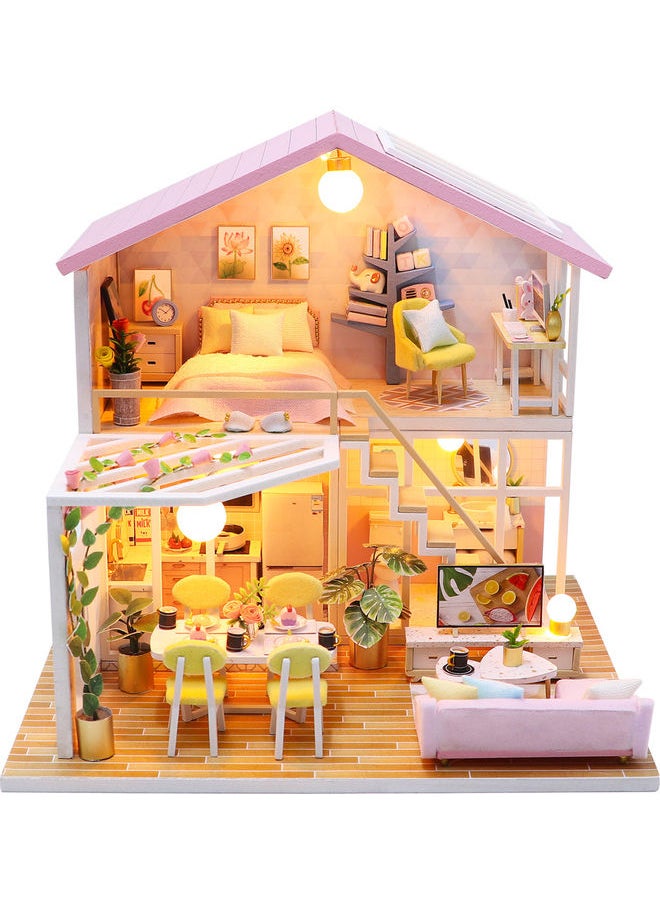 Miniature DIY Wooden Doll House Kit
