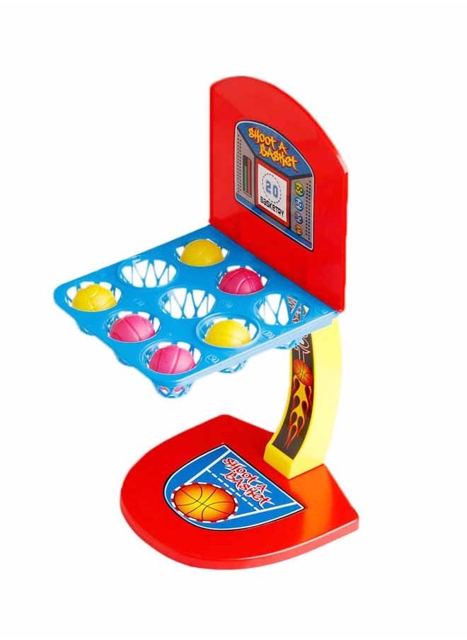 Shoot A Basket Sport Toy,Basketball Game Toys, Tabletop Basketball Shooting Game for Kids and Adults, Desk Games for Office for Adult to Reduce Stress, Basketball Party Favors Classroom Prizes for B