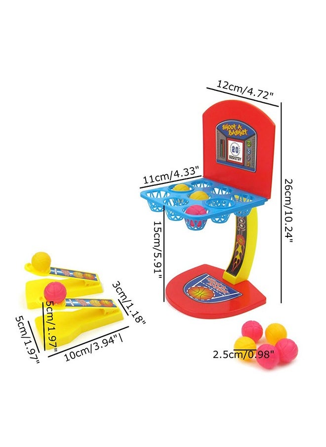 Shoot A Basket Sport Toy,Basketball Game Toys, Tabletop Basketball Shooting Game for Kids and Adults, Desk Games for Office for Adult to Reduce Stress, Basketball Party Favors Classroom Prizes for B