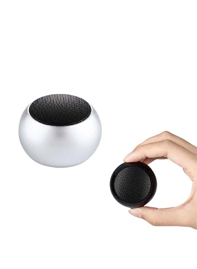 Mini Wireless Portable Bluetooth 4.2 With TWS Function Silver