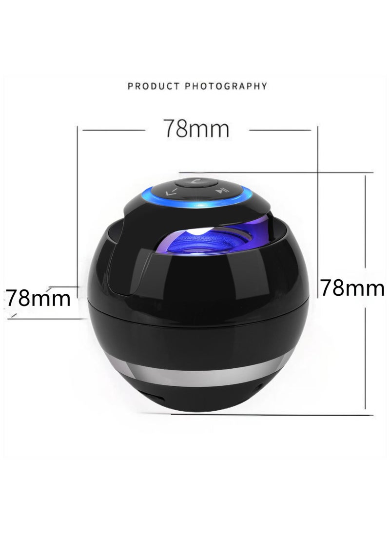 Magic Ball Wireless Portable Bluetooth Speaker,A-18 Bluetooth speaker subwoofer portable Bluetooth speaker mini colorful flash card outdoor car audio