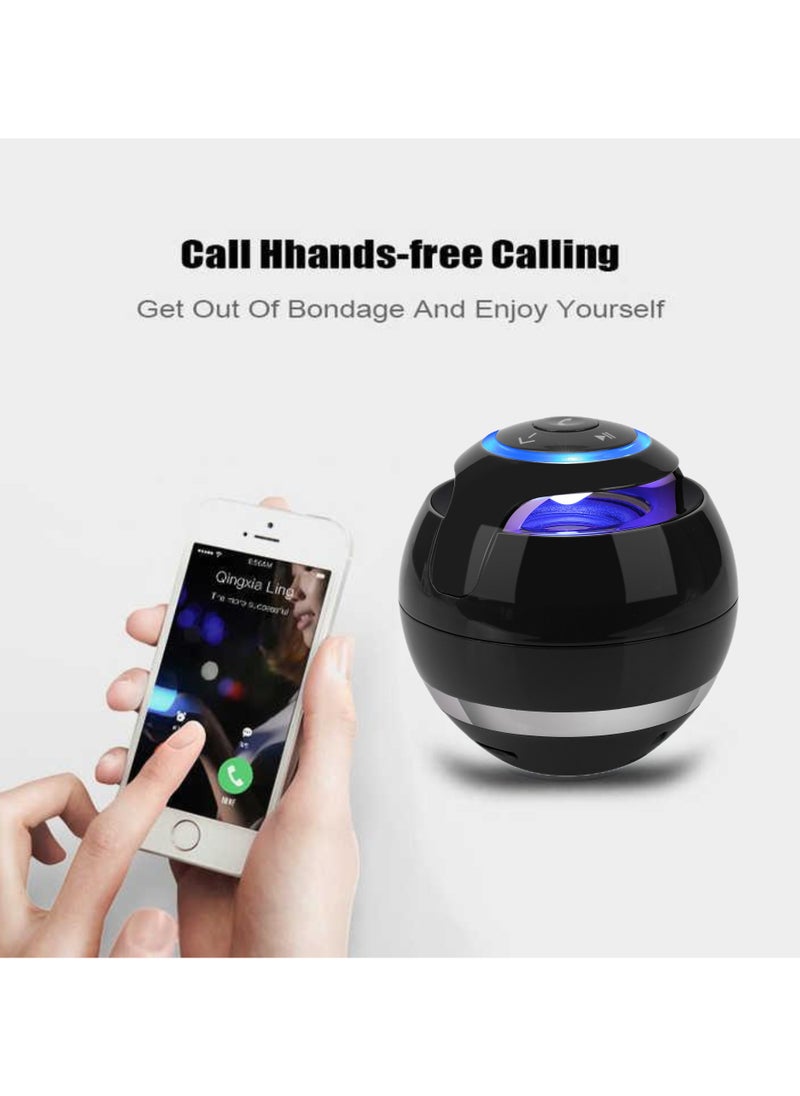 Magic Ball Wireless Portable Bluetooth Speaker,A-18 Bluetooth speaker subwoofer portable Bluetooth speaker mini colorful flash card outdoor car audio
