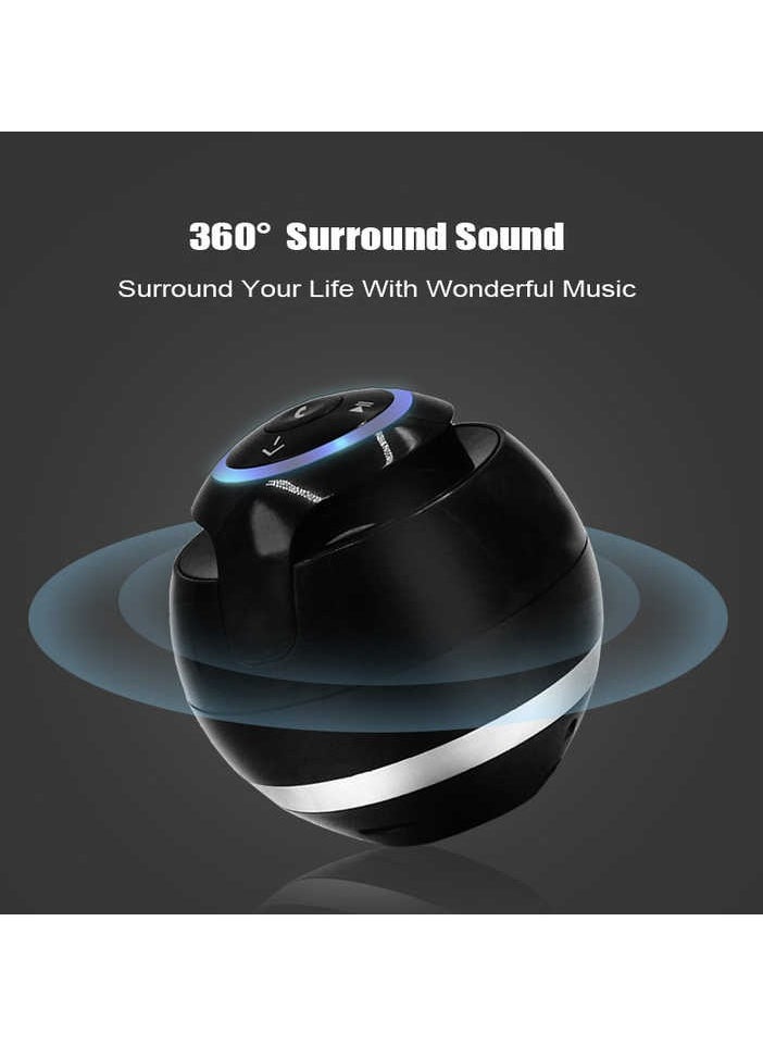 Magic Ball Wireless Portable Bluetooth Speaker,A-18 Bluetooth speaker subwoofer portable Bluetooth speaker mini colorful flash card outdoor car audio