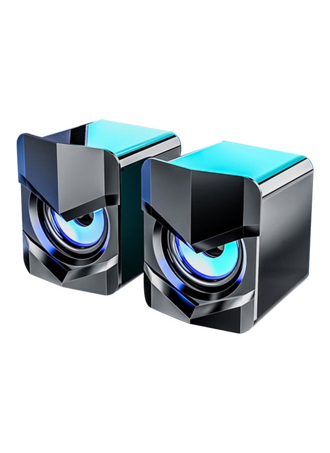 Mini Desktop Speakers LU-Q815-85 Black