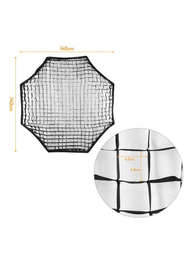 Photography Octagon Soft Box Grid Black/White
