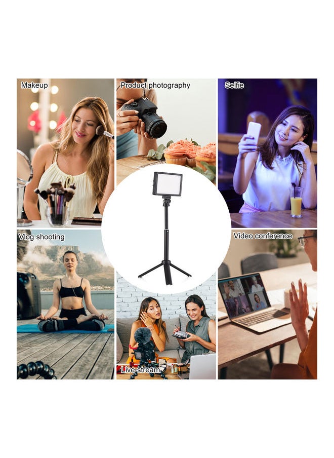 Set Of 2 15W LED  Set Desktop Photography Fill Light Black