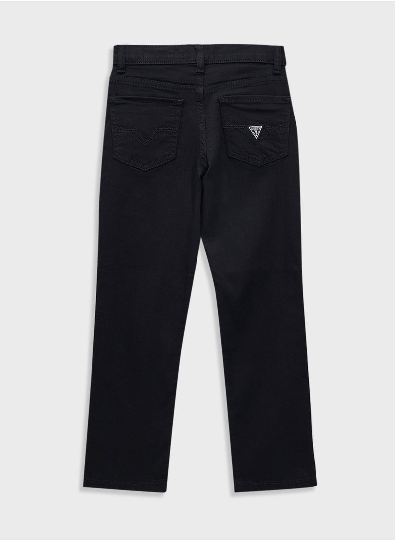 Kids Straight Fit Denim Pants