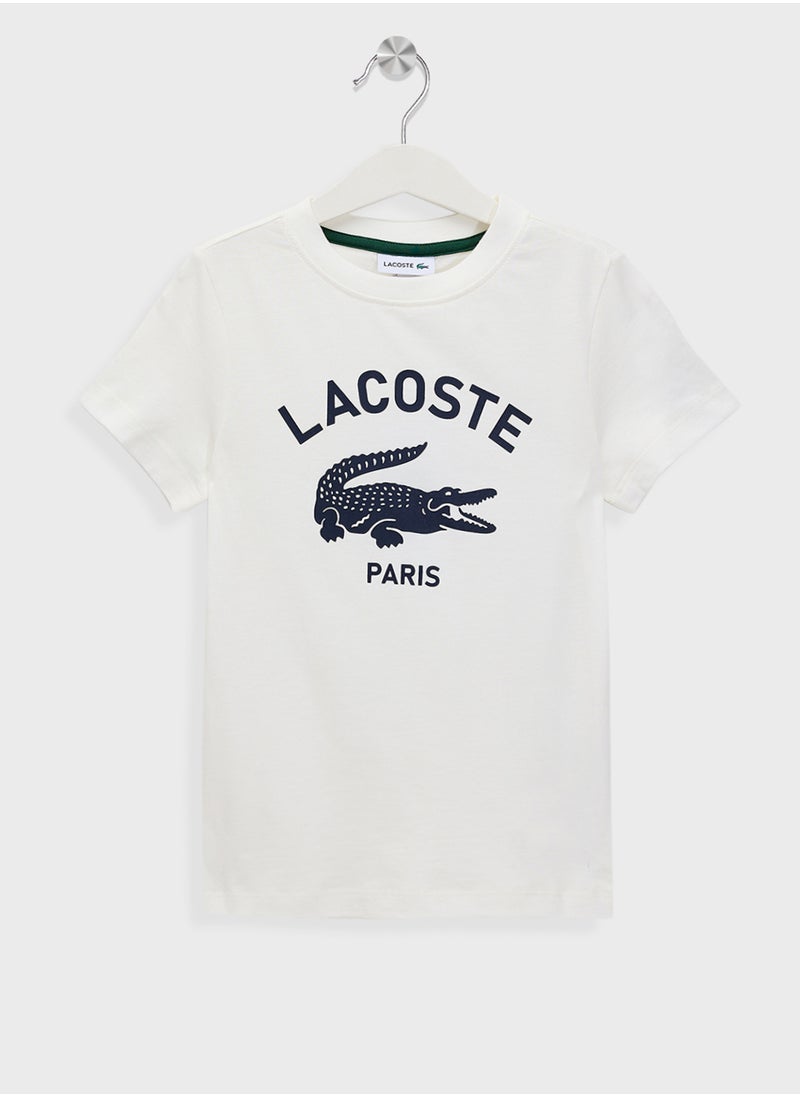 Kids Logo Crew Neck T-Shirt