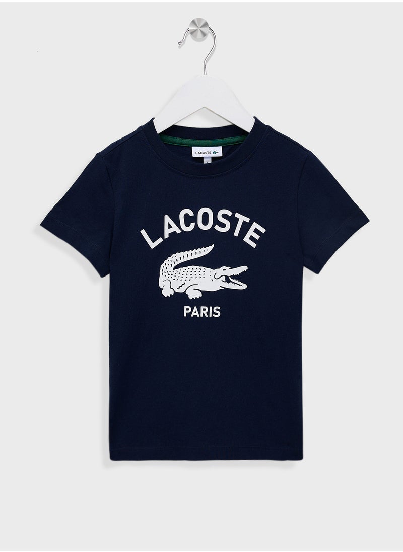 Kids Logo Crew Neck T-Shirt