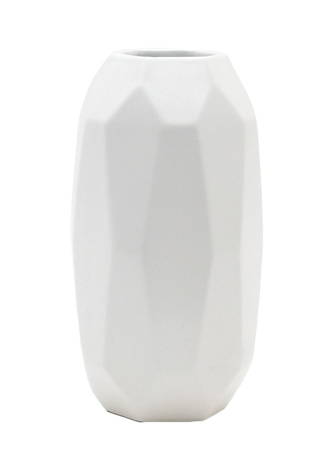 European White Irregular cylindrica Ceramic Vase Creative Combination Hydroponic Dried Flower Inserts Home Decoration Merlin matte design white vase  decor living room accessories