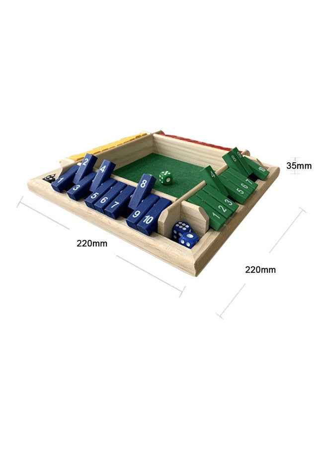 Four Side Flop Number Toys Board Game