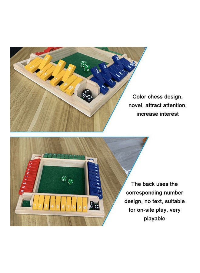 Four Side Flop Number Toys Board Game