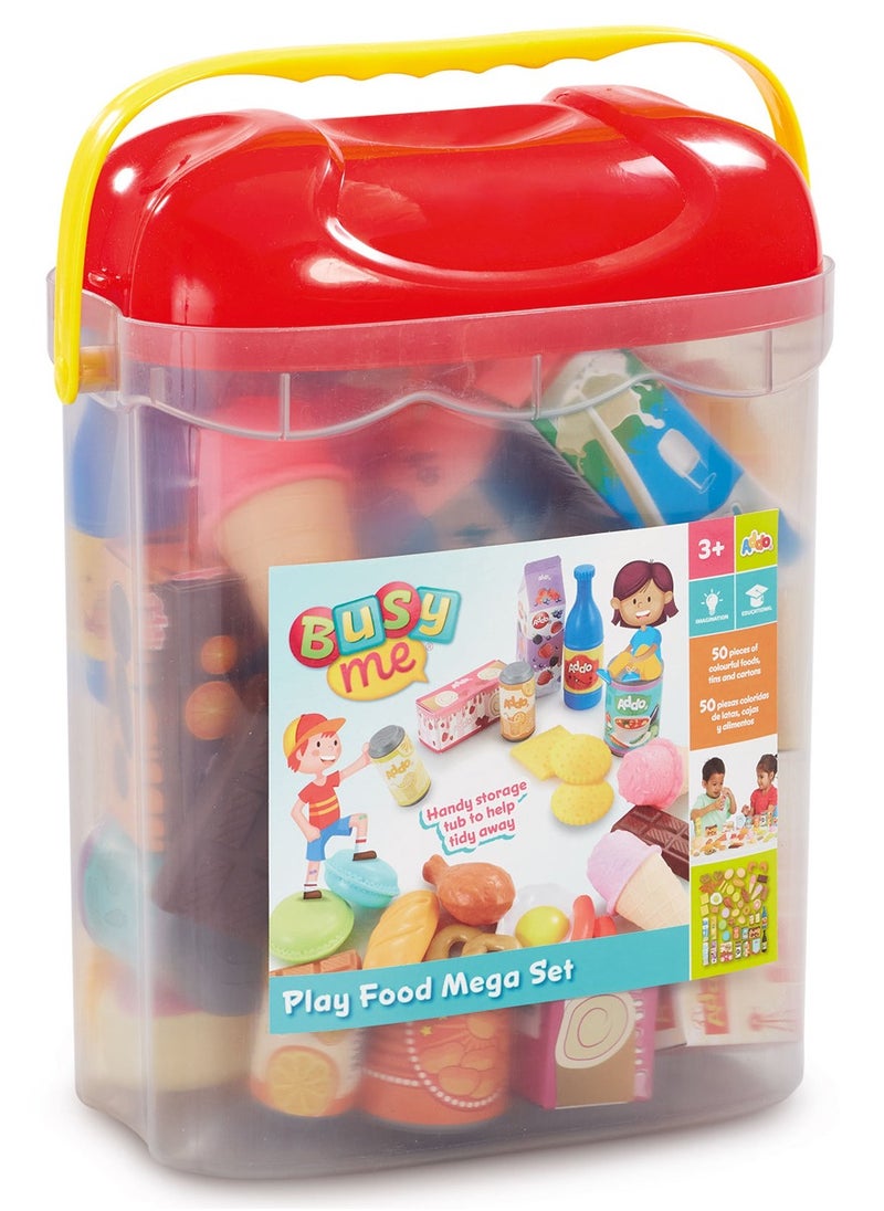 Addo Busy Me Play Food Mega Set | Kitchen Playset  | Cooking and Baking Playset | Interactive Playset | Imaginative Play | Role Play  | Pretend Play | Gift for Kids and Toddlers