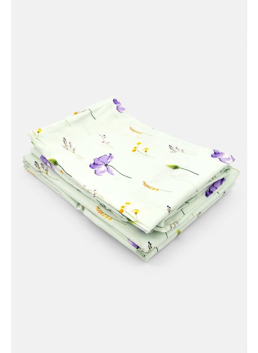 Single Premium Cotton Duvet Set 140 x 200 cm, Light Green