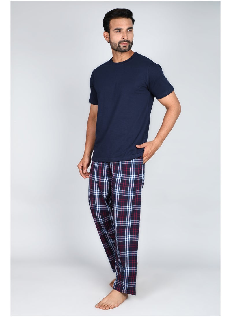 victor and jane Mens Premium Supersoft Woven Pyjamas Set