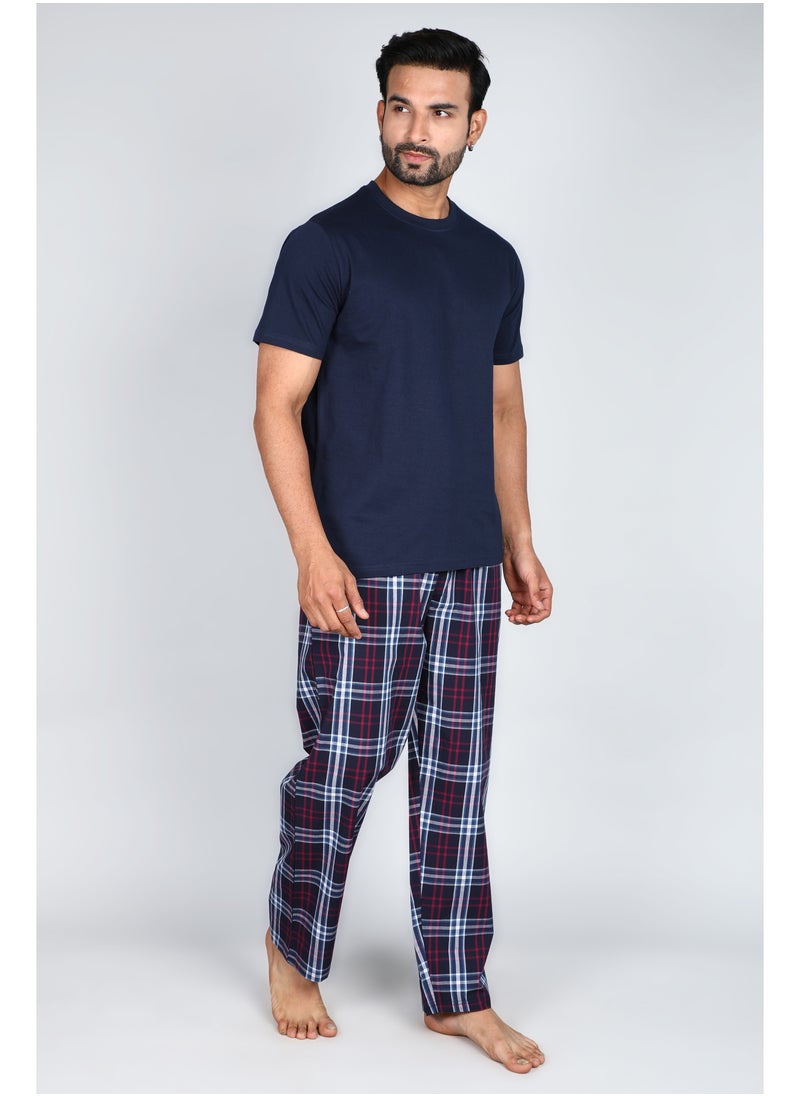victor and jane Mens Premium Supersoft Woven Pyjamas Set