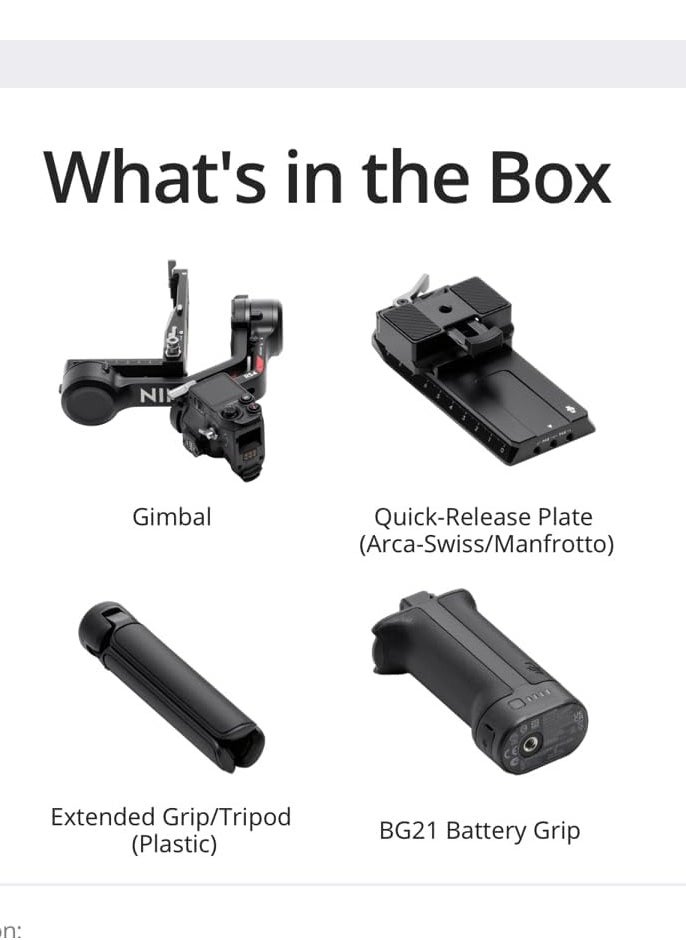 DJI RS 4, 3-Axis Gimbal Stabilizer for DSLR and Mirrorless Cameras Canon/Sony/Panasonic/Nikon/Fujifilm, 2nd-Gen Native Vertical Shooting, 2-Mode Switch Joystick, Teflon Axis Arms, Camera Gimbal