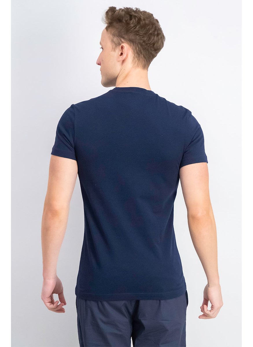 Men Sportswear Fit Short Sleeves Training T-shirt, Navy
