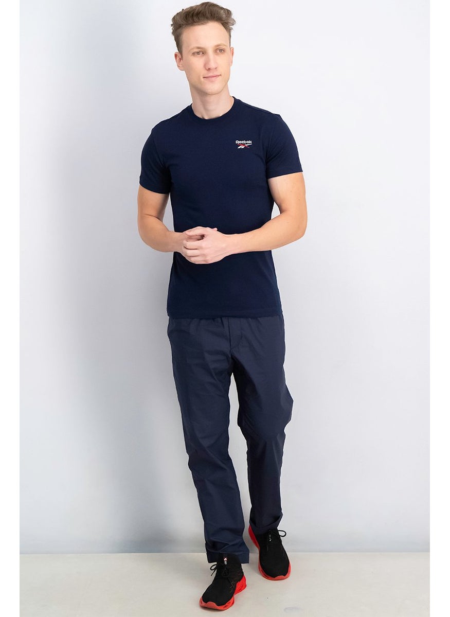 Men Sportswear Fit Short Sleeves Training T-shirt, Navy