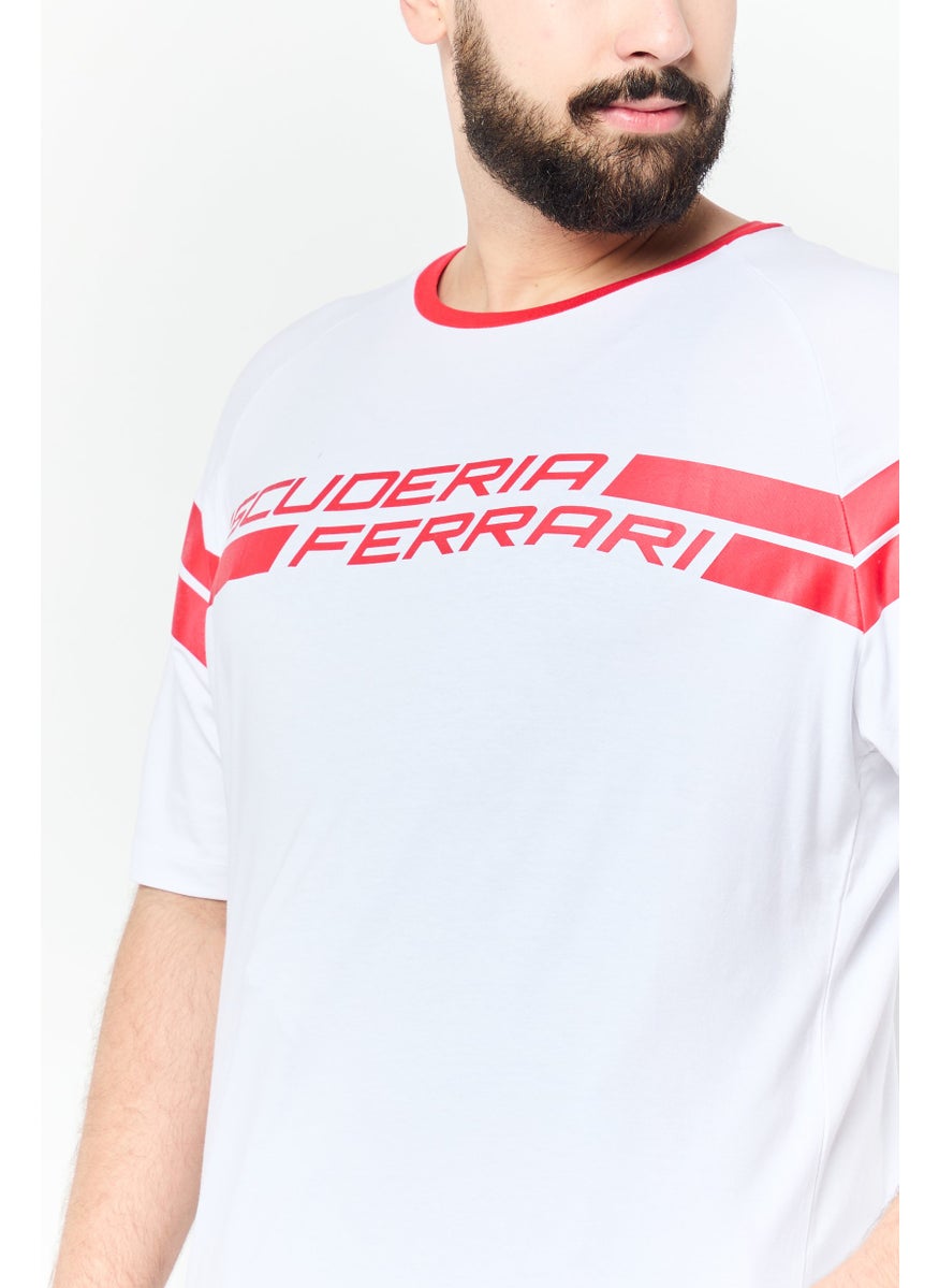 Men Slim Fit Outdoor Short Sleeve T-Shirt, White
