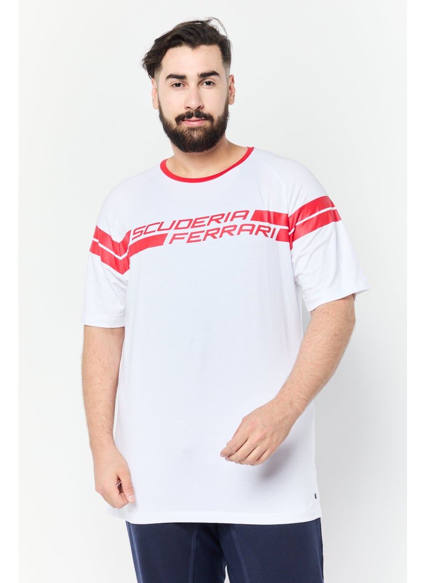Men Slim Fit Outdoor Short Sleeve T-Shirt, White