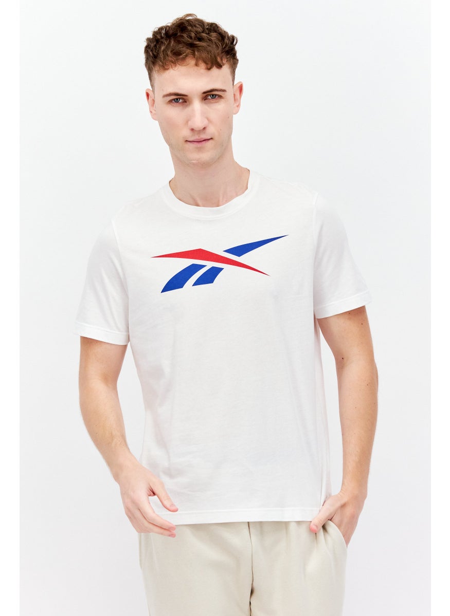 Men Sportswear Fit Short Sleeves Training T-Shirt, White