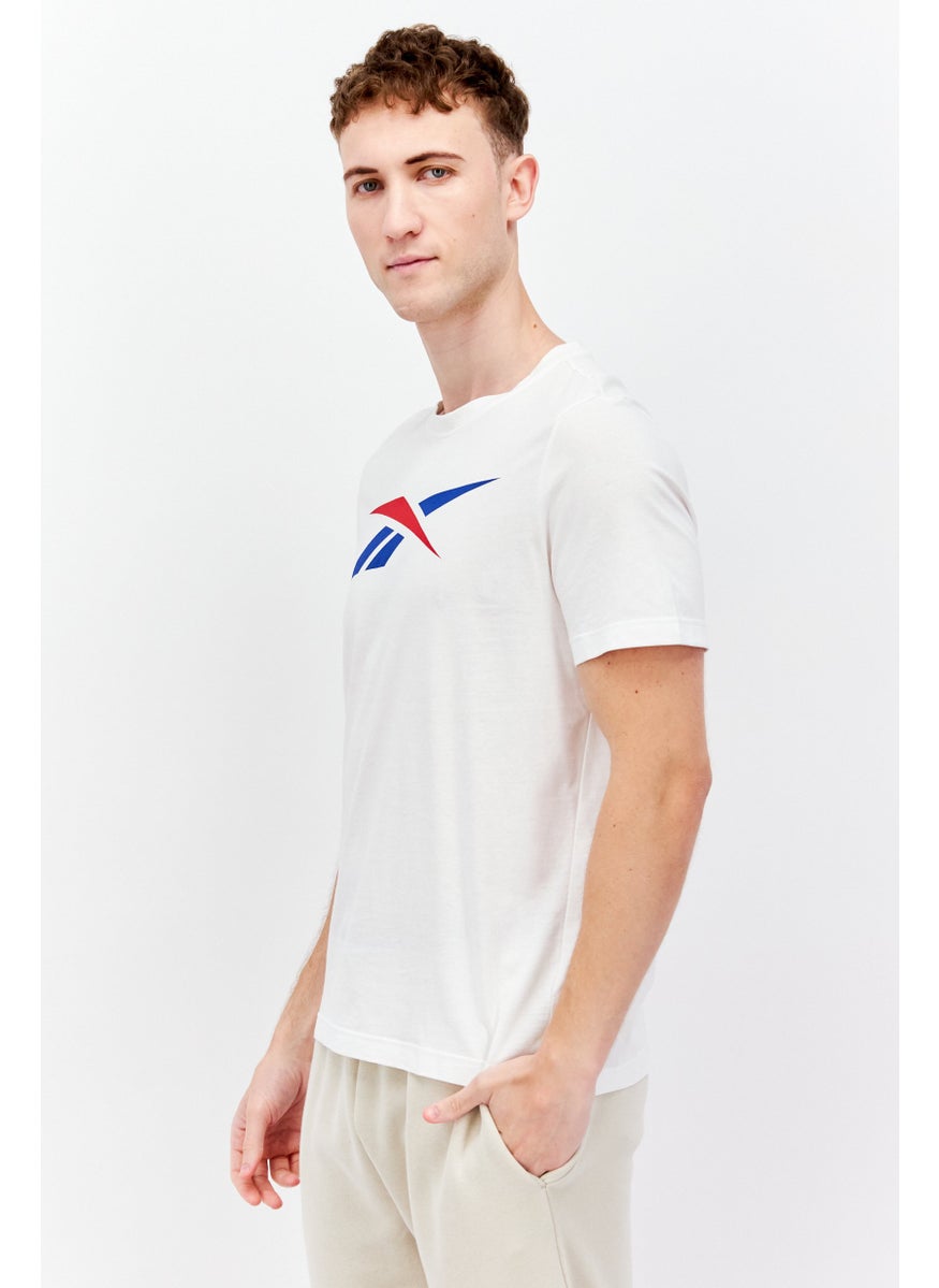 Men Sportswear Fit Short Sleeves Training T-Shirt, White