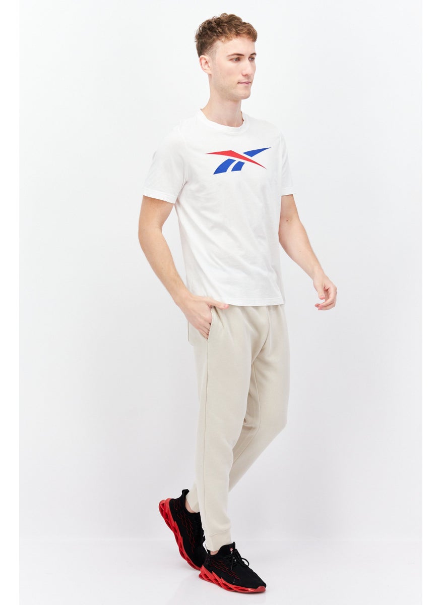 Men Sportswear Fit Short Sleeves Training T-Shirt, White