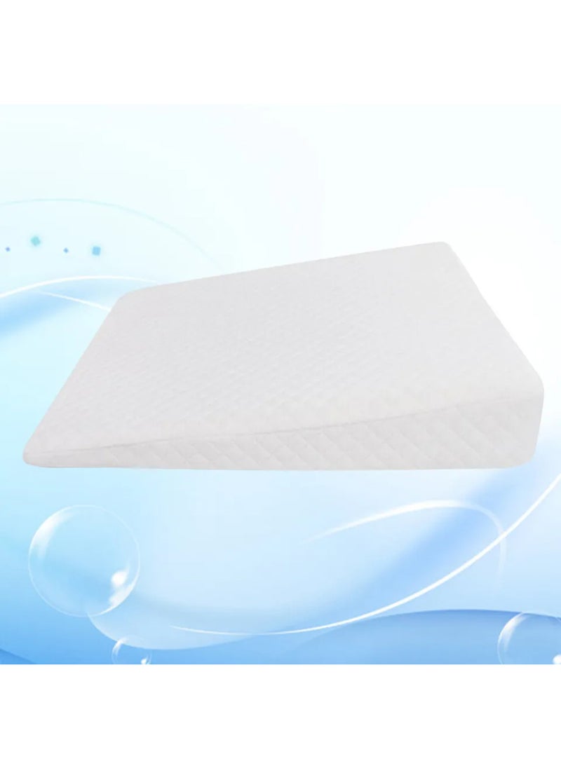 Comfort Anti-Spit Milk Baby Crib Triangle Pillow - White