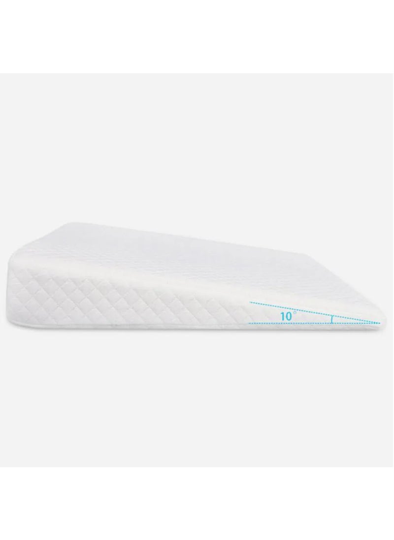 Comfort Anti-Spit Milk Baby Crib Triangle Pillow - White