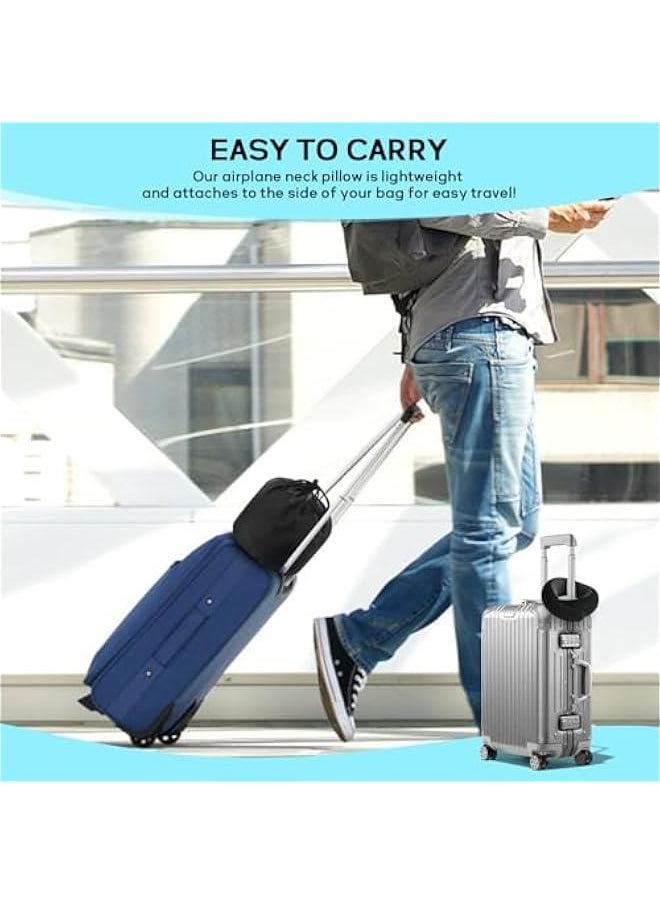 2024 New Memory Foam Travel Pillow for Airplanes,Neck Pillow for Traveling,Neck Plus Travel Pillow,Neck Plus Travel Neck Pillow
