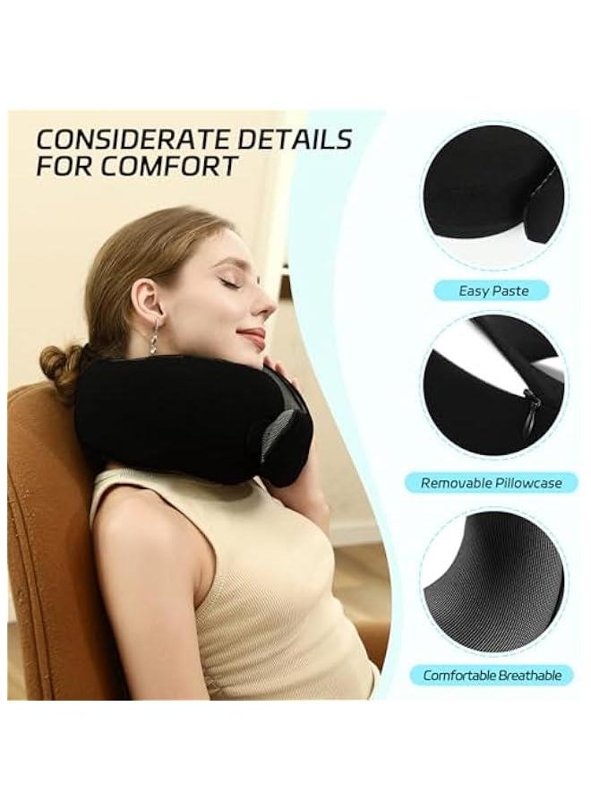 2024 New Memory Foam Travel Pillow for Airplanes,Neck Pillow for Traveling,Neck Plus Travel Pillow,Neck Plus Travel Neck Pillow